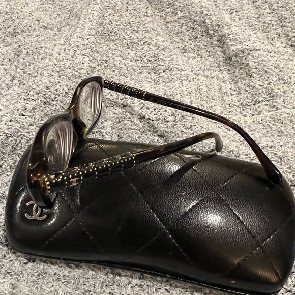 Rare Authentic Chanel 3215 c.714 Tortoise Gold 53mm Glasses Frames Italy RX-able - Picture 3 of 8